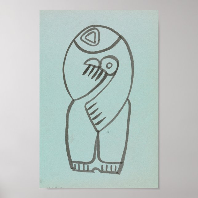 Study for Mother and Child | Henri Gaudier-Brzeska Poster (Front)