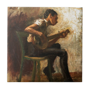 Study for Negro Boy Dancing Tile
