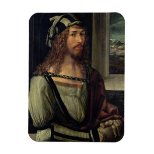 Study for Self Portrait with a Glove, c.1498 Magnet
