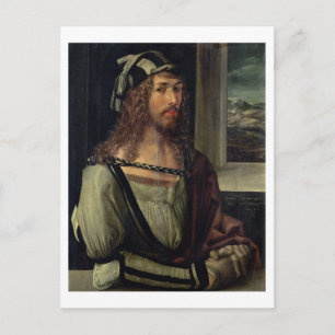 Study for Self Portrait with a Glove, c.1498 Postcard
