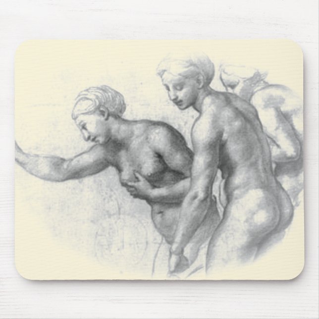 Study for the 3 Graces - Raphael mousepad (Front)