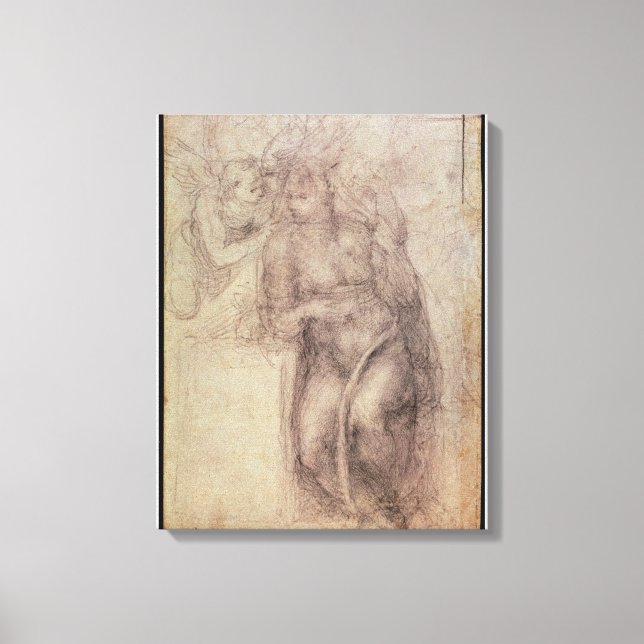 Study for the Annunciation Canvas Print (Front)