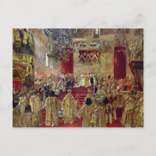 Study for the Coronation of Tsar Nicholas II Postcard