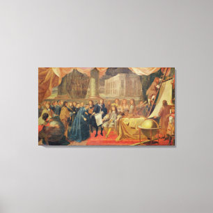 Study for The Establishment of the Academie Canvas Print