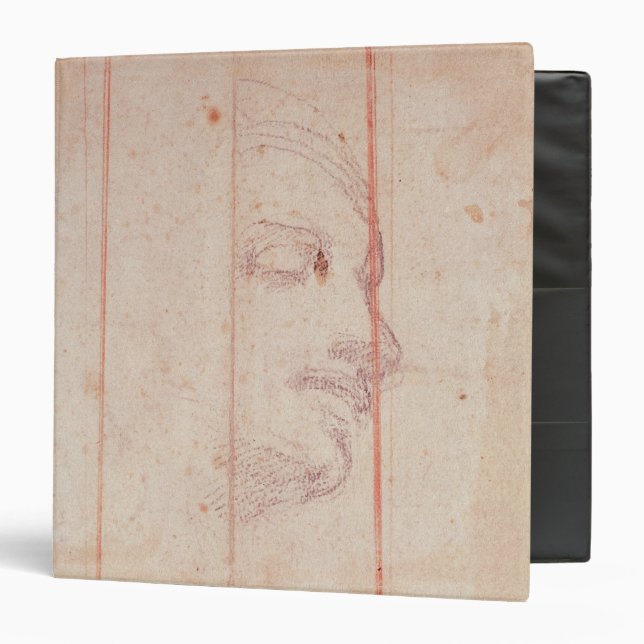 Study for the Head of the Libyan Sibyl Binder (Front/Inside)