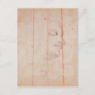 Study for the Head of the Libyan Sibyl Postcard