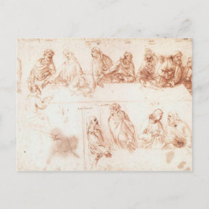 Study for The Last Supper Postcard