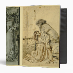 Study for the painted panels on the St. George Cab Binder