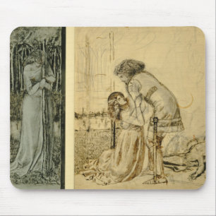 Study for the painted panels on the St. George Cab Mouse Pad