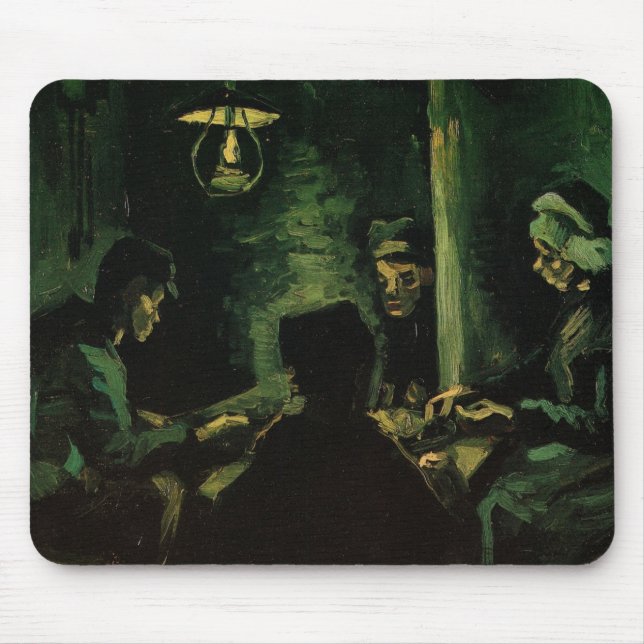 Study for The Potato Eaters by Vincent van Gogh Mouse Pad (Front)