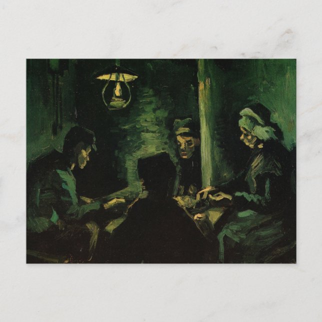 Study for The Potato Eaters by Vincent van Gogh Postcard (Front)