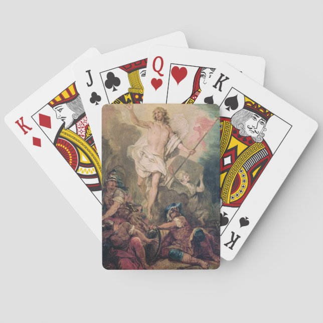 Study for the Resurrection for a painting Playing Cards (Back)
