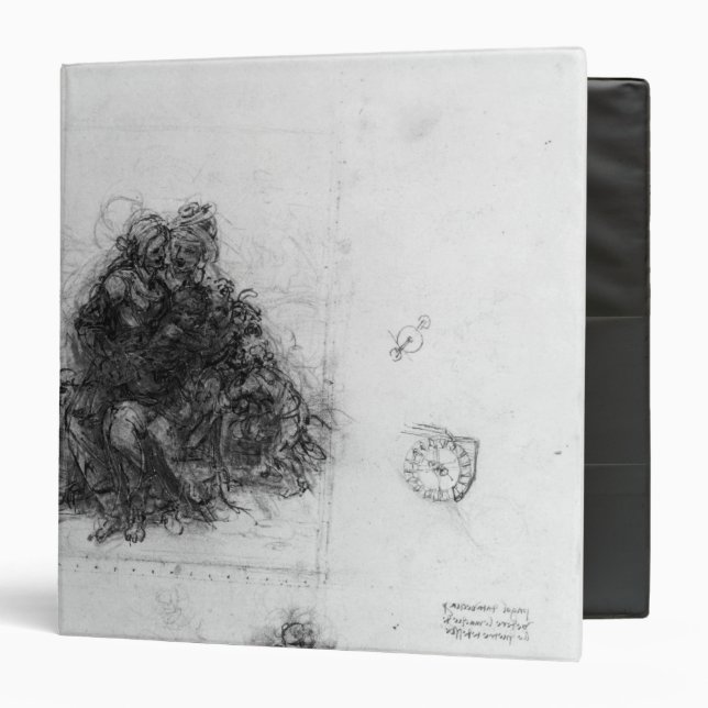 Study for the Virgin and Child with St. Anne Binder (Front/Inside)