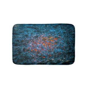 Study In Watercolor - Orange Bath Mat