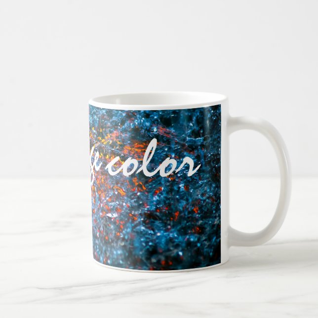 Study In Watercolor - Orange Coffee Mug (Right)