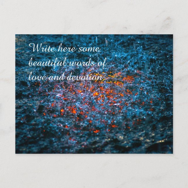 Study In Watercolor - Orange Postcard (Front)