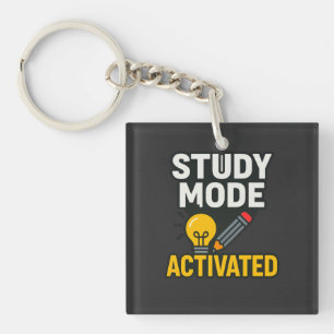 Study Mode Activated • Student & Teacher  Keychain