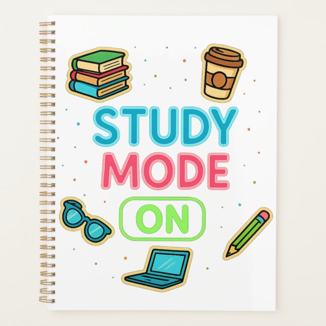 Study Mode On  Planner (Front)
