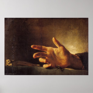 Study of a Hand Poster