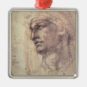 Study of a Head Metal Ornament