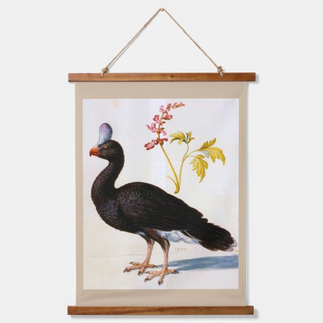 Study of a Helmeted Curassow, Arcimboldo Hanging Tapestry (Front)