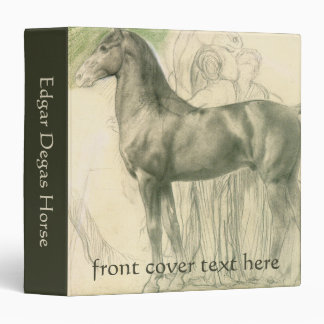 Study of a Horse by Edgar Degas, Vintage Fine Art Binder
