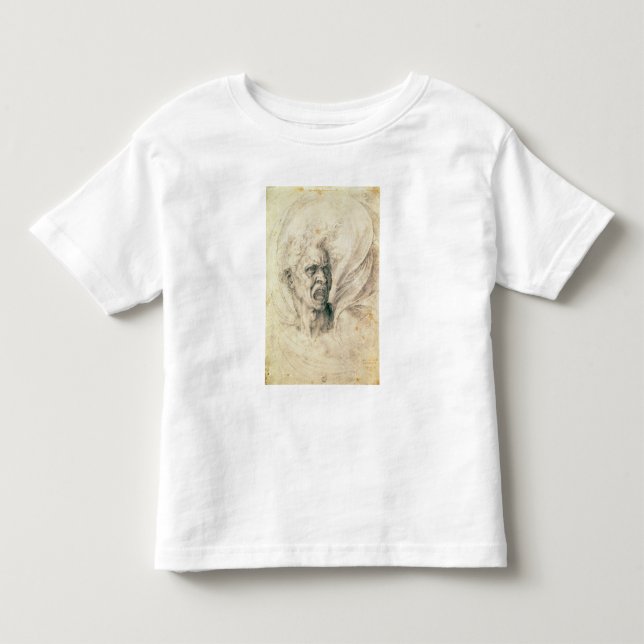 Study of a man shouting toddler t-shirt (Front)