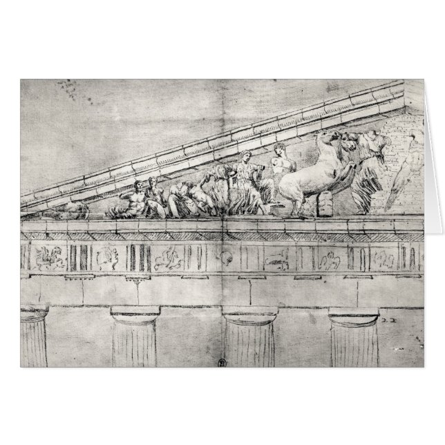 Study of a pediment from the Parthenon (Front Horizontal)