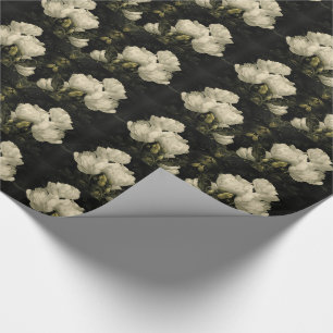 Study of a Peony Flower Wrapping Paper