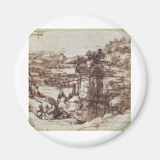 Study of a Tuscan landscape. Magnet