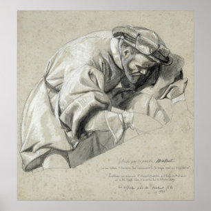 Study of Ambroise Pare Poster