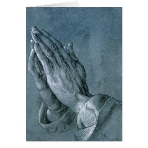 Study of an Apostle's Hands by Albrecht Durer Card
