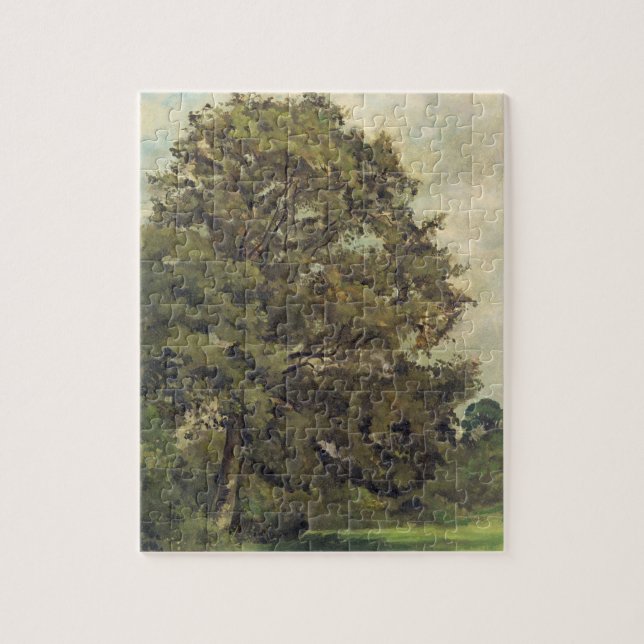 Study of an Ash Tree, c.1851 (oil on paper on pane Jigsaw Puzzle (Vertical)