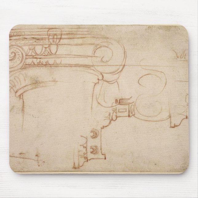 Study of an Ionic capital Mouse Pad (Front)