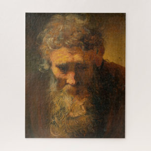 Study of and Old Man by Rembrandt van Rijn Jigsaw  Puzzle