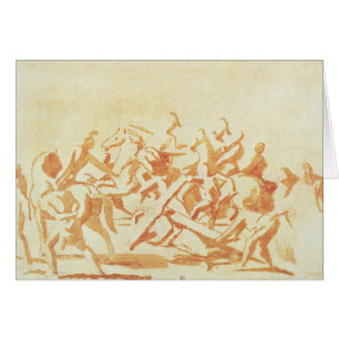 Study of Christ Carrying the Cross (chalk and wash