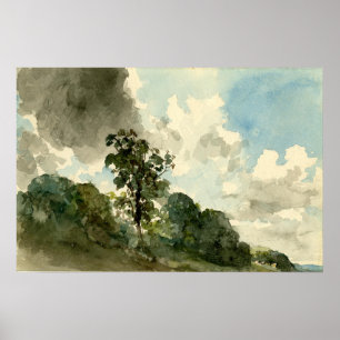 Study of Clouds and Trees – John Constable Poster