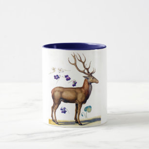 Study of Deer and Flower, Arcimboldo Mug