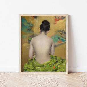 Study of Flesh and Gold   William Merritt Chase Poster