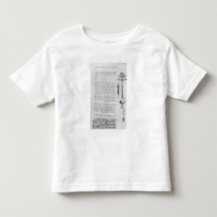 Study of floater with breathing tubes for diver toddler t-shirt
