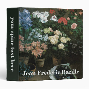 Study of Flowers by Frederic Bazille, Vintage Art Binder