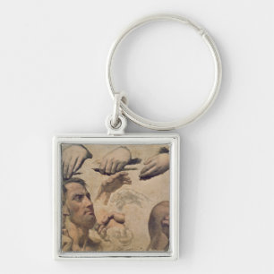 Study of Heads and Hands Keychain