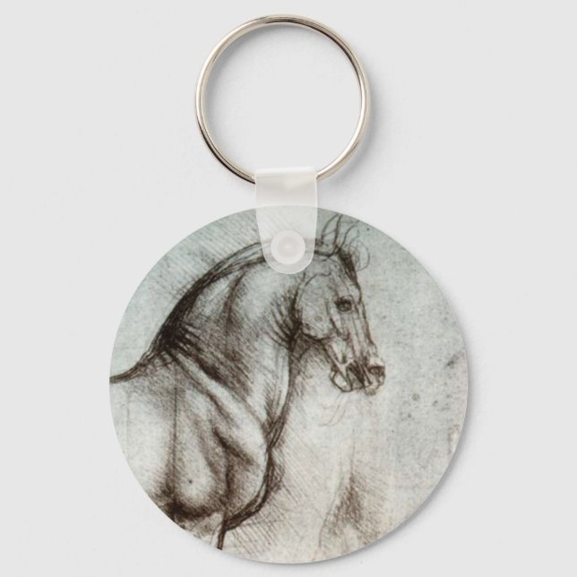 Study of Horses Keychain (Front)