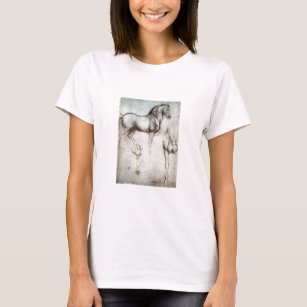 Study of horses - Leonardo da Vinci T-Shirt