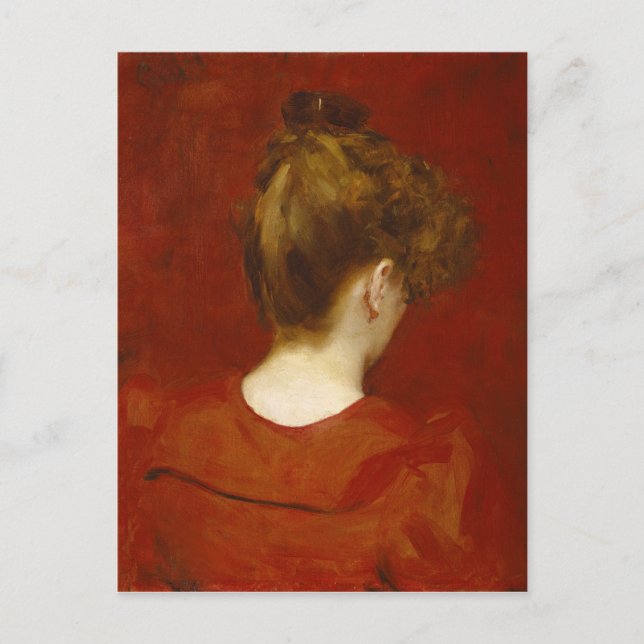 Study of Lilia, 1887 (oil on canvas) Postcard (Front)