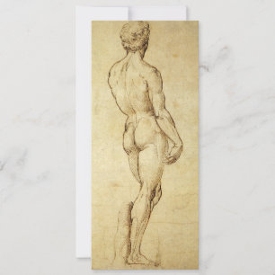 Study of Michelangelo's David Statue by Raphael