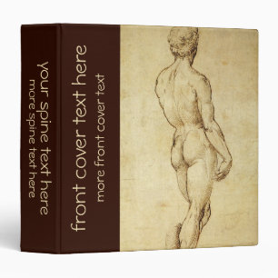 Study of Michelangelo's David Statue by Raphael Binder
