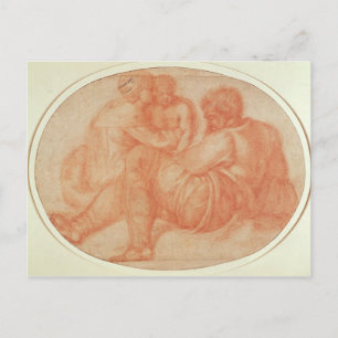 Study of the Holy Family Postcard