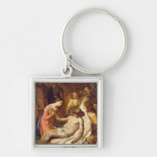 Study of the Lamentation on the Dead Christ (oil o Keychain