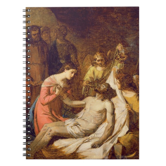 Study of the Lamentation on the Dead Christ (oil o Notebook (Front)